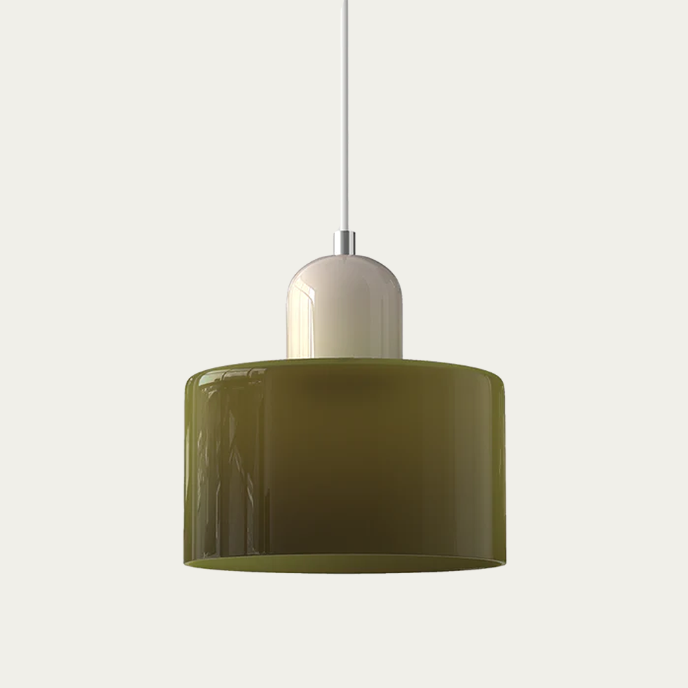 Keeve Morandi Small Glass Pendant Light | Modern Bauhaus Minimalist Lamp