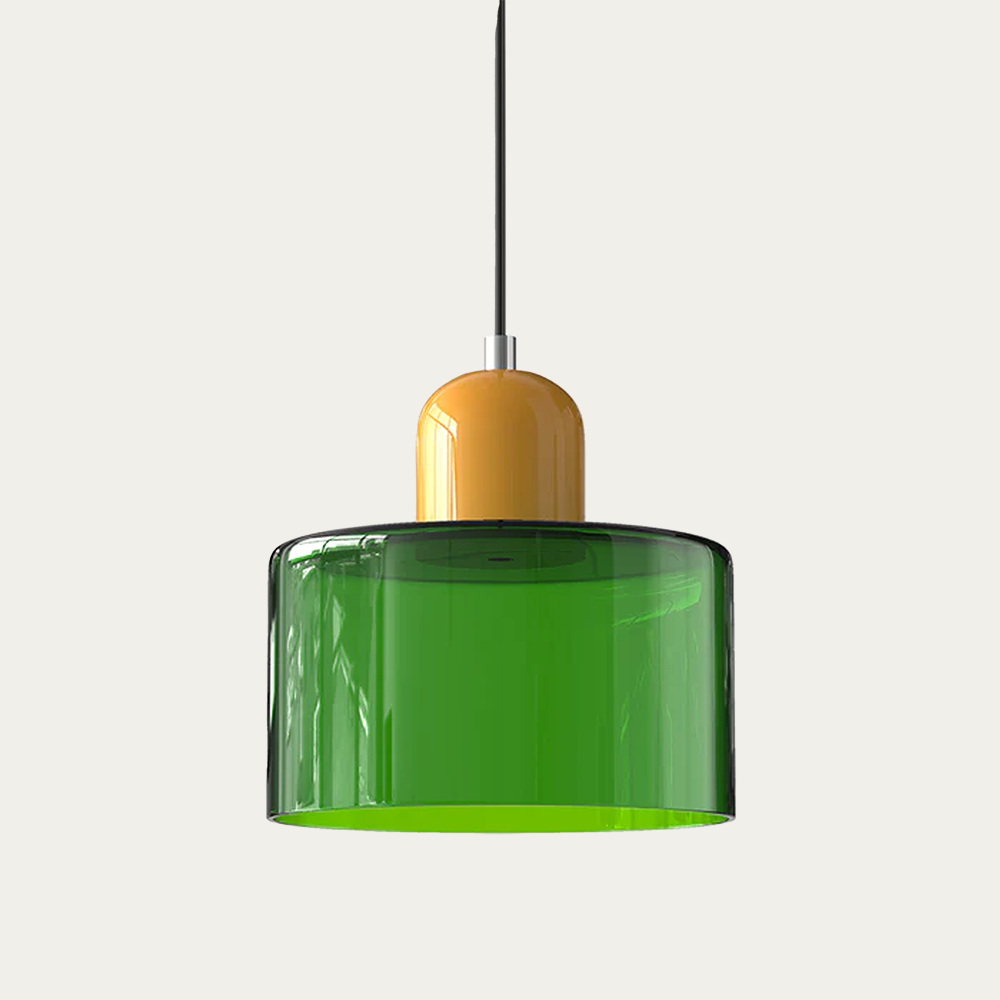 Keeve Morandi Small Glass Pendant Light | Modern Bauhaus Minimalist Lamp