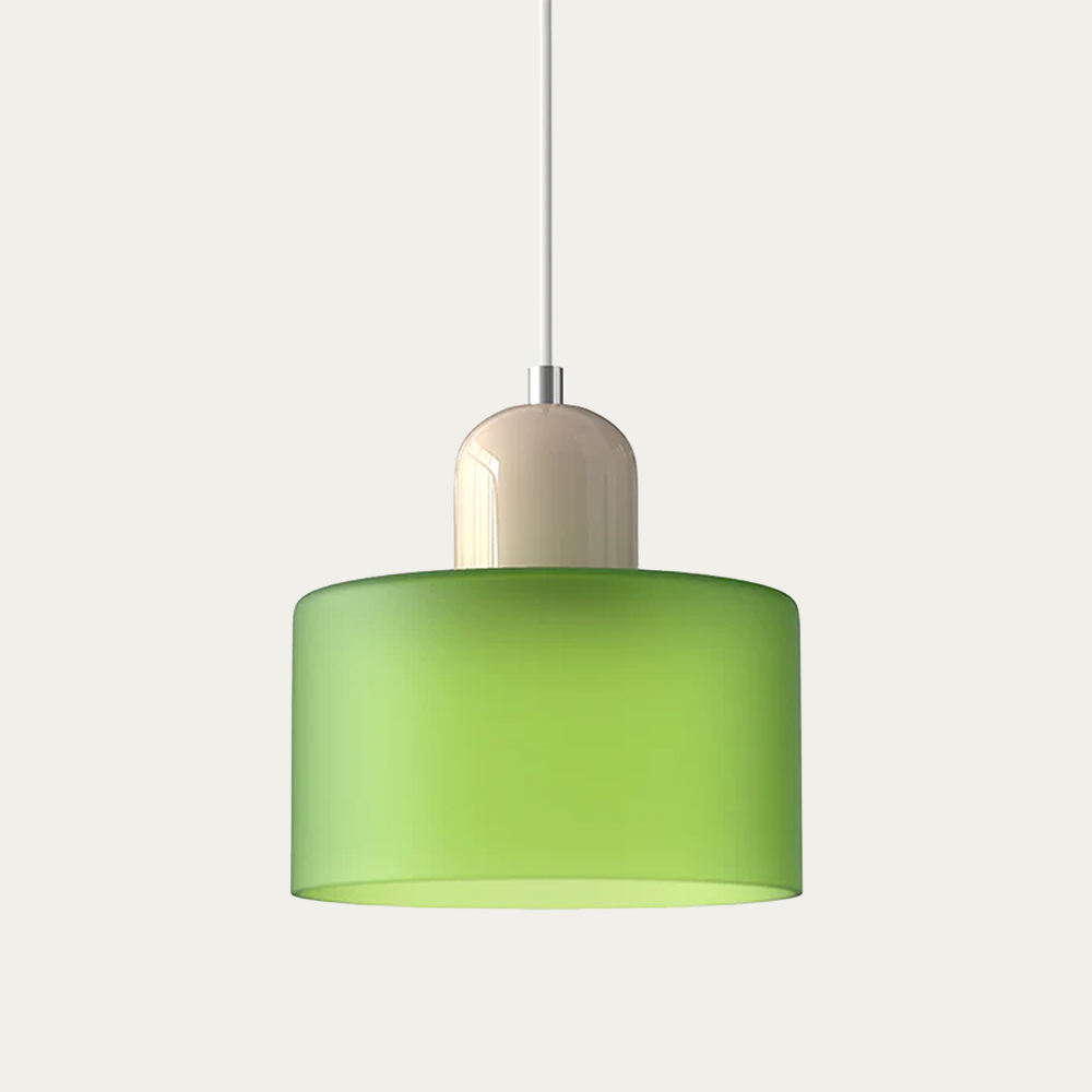 Keeve Morandi Small Glass Pendant Light | Modern Bauhaus Minimalist Lamp