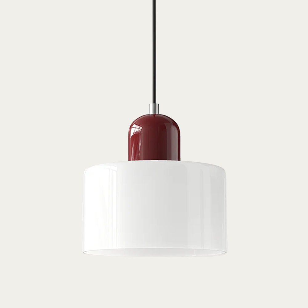 Keeve Morandi Small Glass Pendant Light | Modern Bauhaus Minimalist Lamp