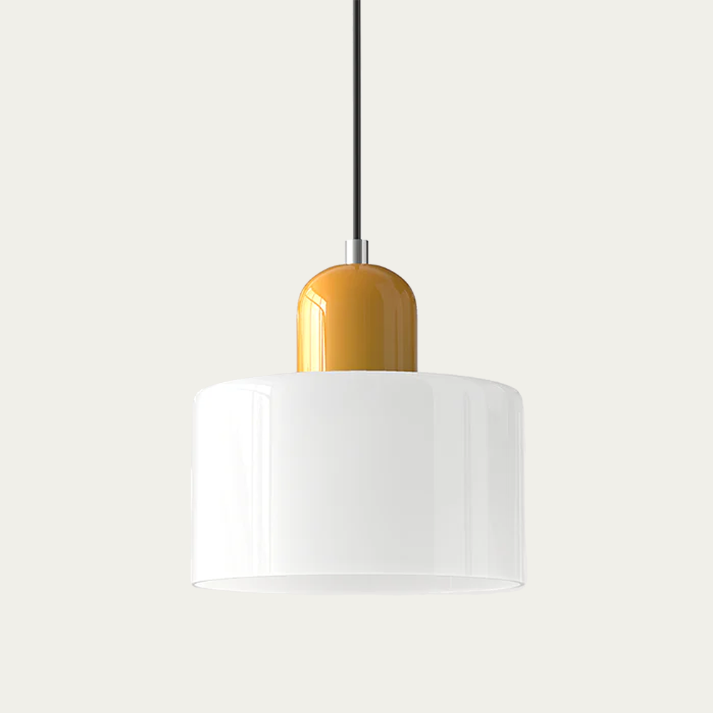 Keeve Morandi Small Glass Pendant Light | Modern Bauhaus Minimalist Lamp