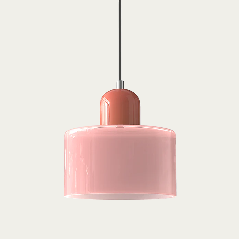 Keeve Morandi Small Glass Pendant Light | Modern Bauhaus Minimalist Lamp