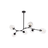 Polak Branching Glass Pendant Light | Modern Mid-Century Chandelier