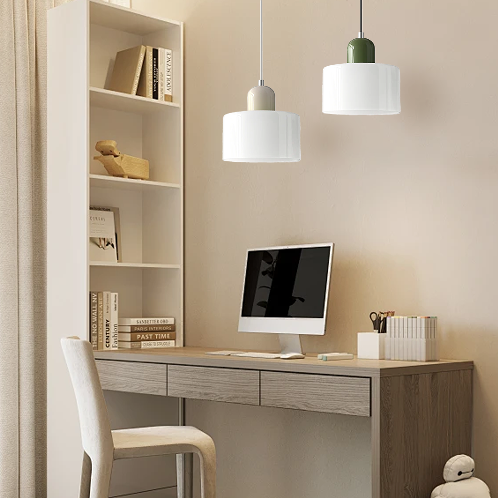 Keeve Morandi Small Glass Pendant Light | Modern Bauhaus Minimalist Lamp