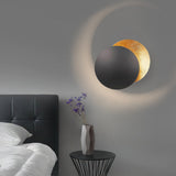 Rothe LED Adjustable Disc Wall Light - Modern Halo Sconce for Home Decor