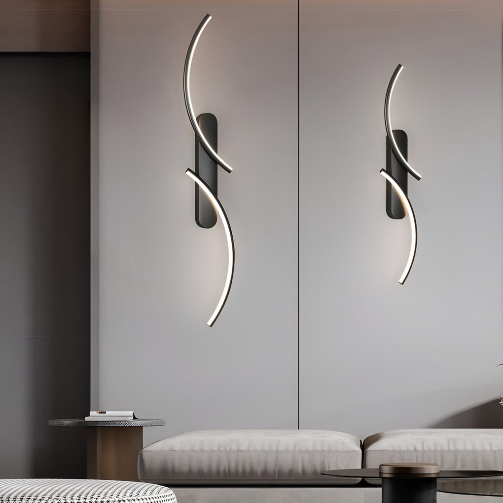 Creative S Shaped Led Wall Sconce Li001943