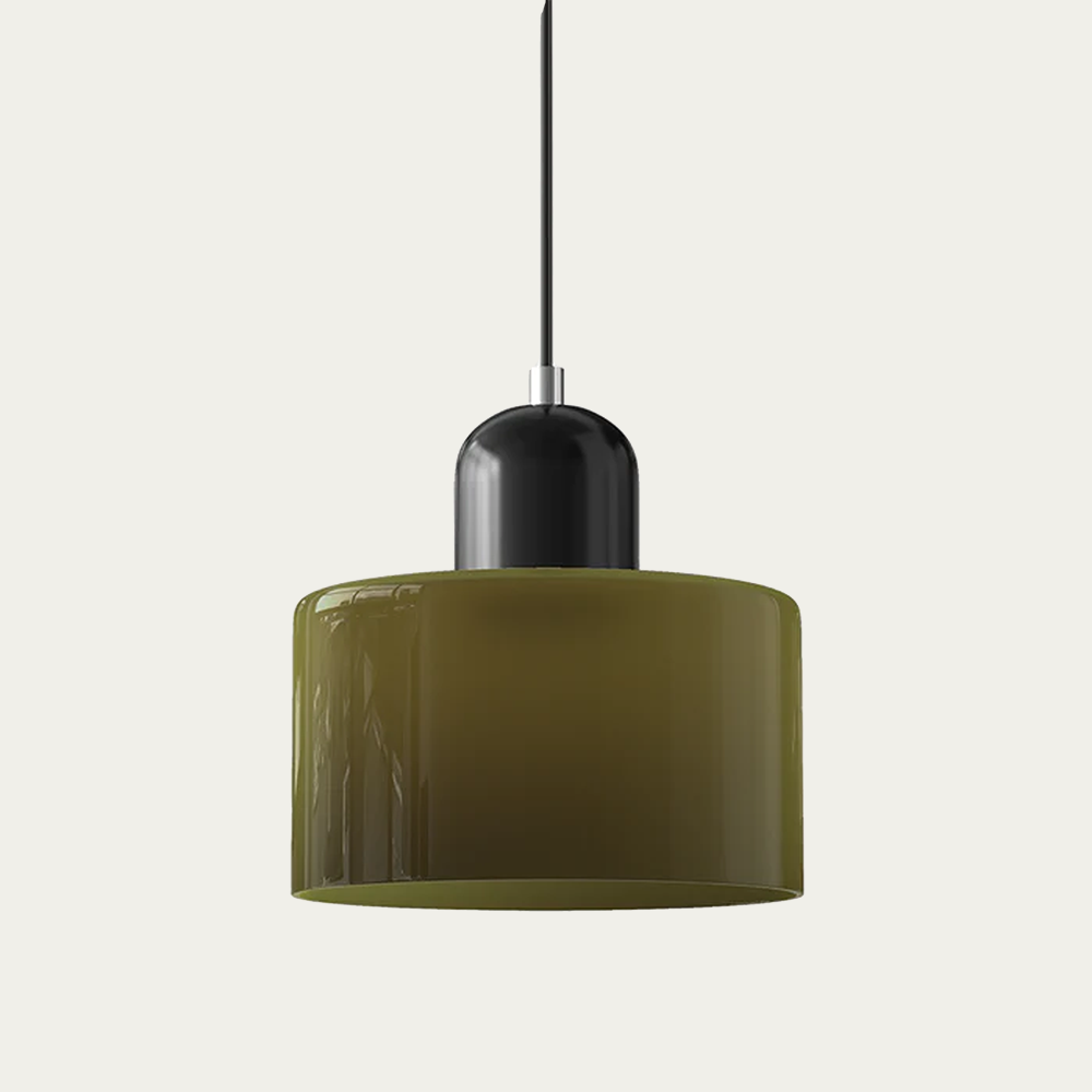 Keeve Morandi Small Glass Pendant Light | Modern Bauhaus Minimalist Lamp