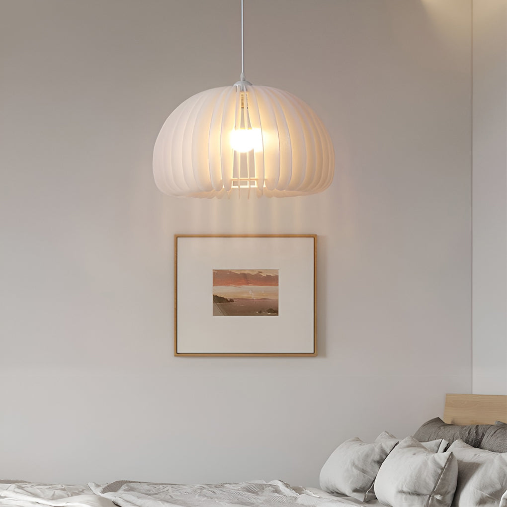 Lantern Shaped White Nordic Pendant Light Li001967