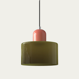 Keeve Morandi Small Glass Pendant Light | Modern Bauhaus Minimalist Lamp