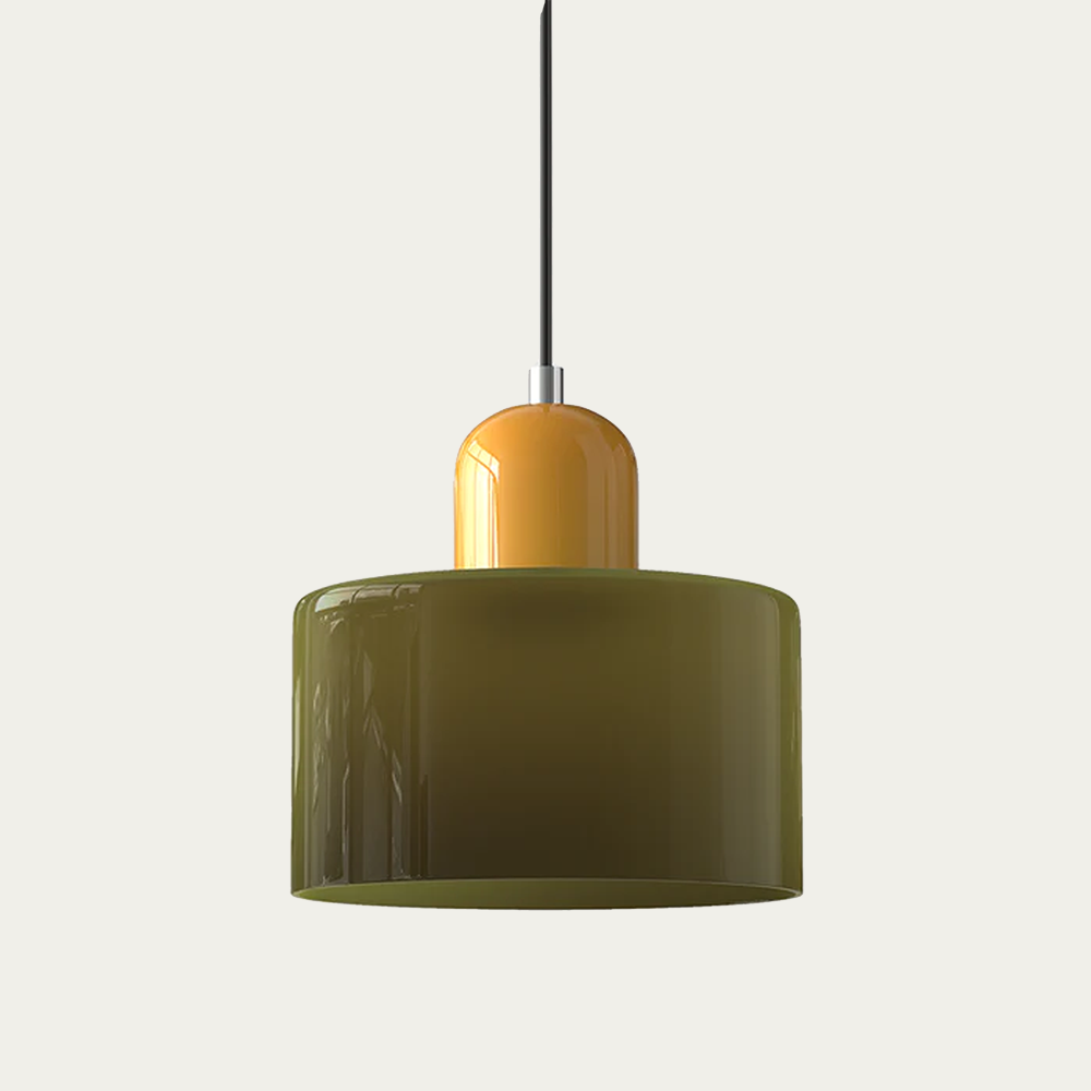 Keeve Morandi Small Glass Pendant Light | Modern Bauhaus Minimalist Lamp