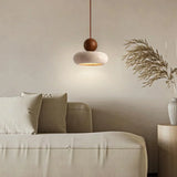 Alvione Bauhaus Natural Travertine Stone Pendant Light | Minimalist Luxe
