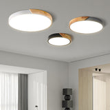 Apollo Macaron Dimmable LED Ceiling Lamp - Modern Minimalist Round Flush Mount