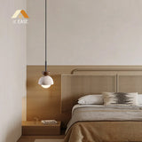 Athenis Luna Stone Spherical Pendant Light | Minimalist Modern Decor