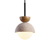 Athenis Luna Stone Spherical Pendant Light | Minimalist Modern Decor