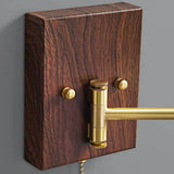 Aurora Retro Ceramic Swing Arm Wall Lamp | Mid-Century Bedside Sconce