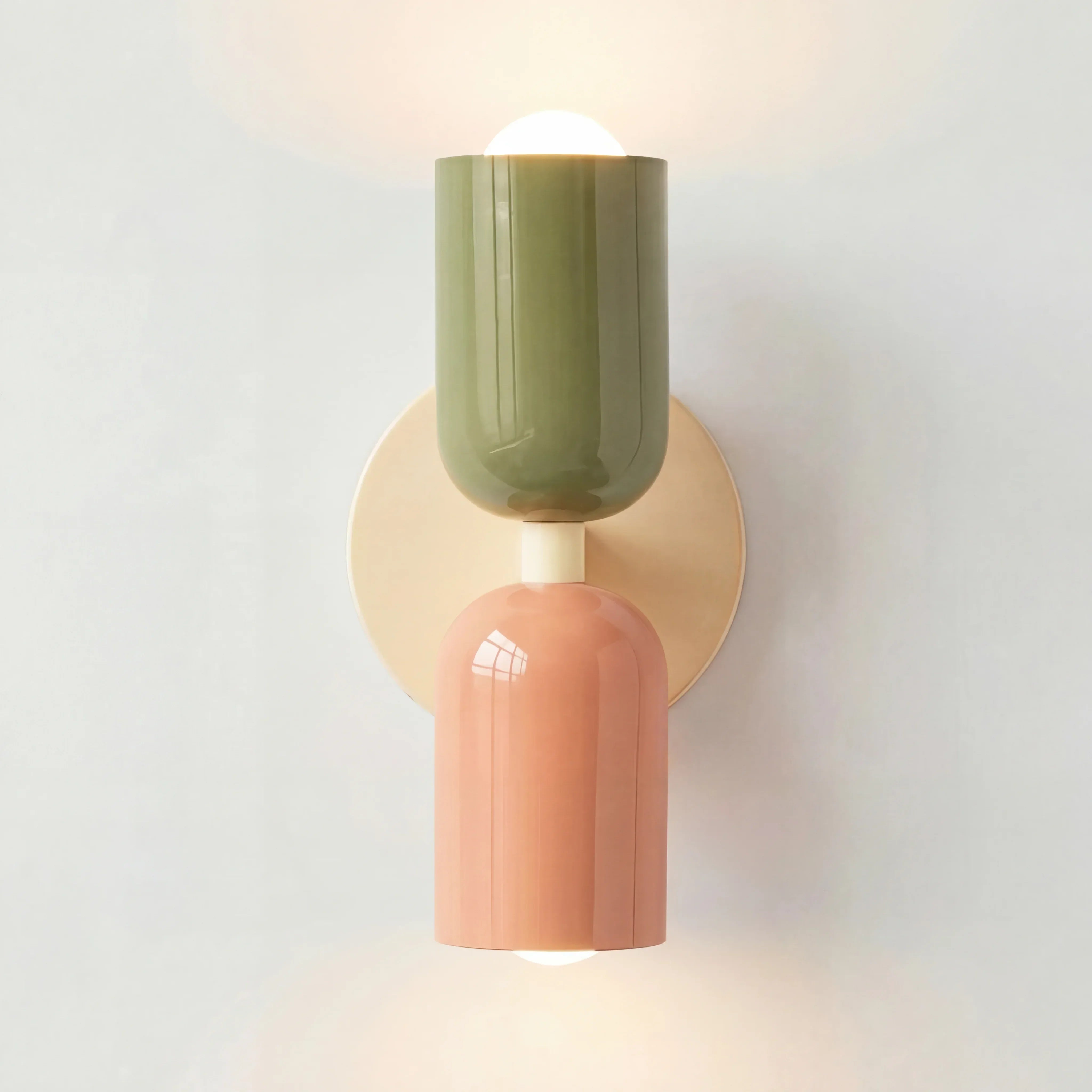 Barra Macaron Up Down Wall Light | Modern Nordic Sconce for Bedroom & Living Room