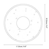 Caedralis Wabi-Sabi Travertine Round Wall Light | Natural Stone Sconce