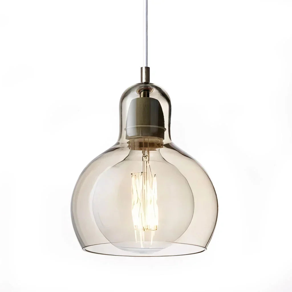Cain Mega Bulb Pendant Light - Modern Hand-Blown Glass Ceiling Fixture