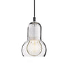 Cain Mega Bulb Pendant Light - Modern Hand-Blown Glass Ceiling Fixture