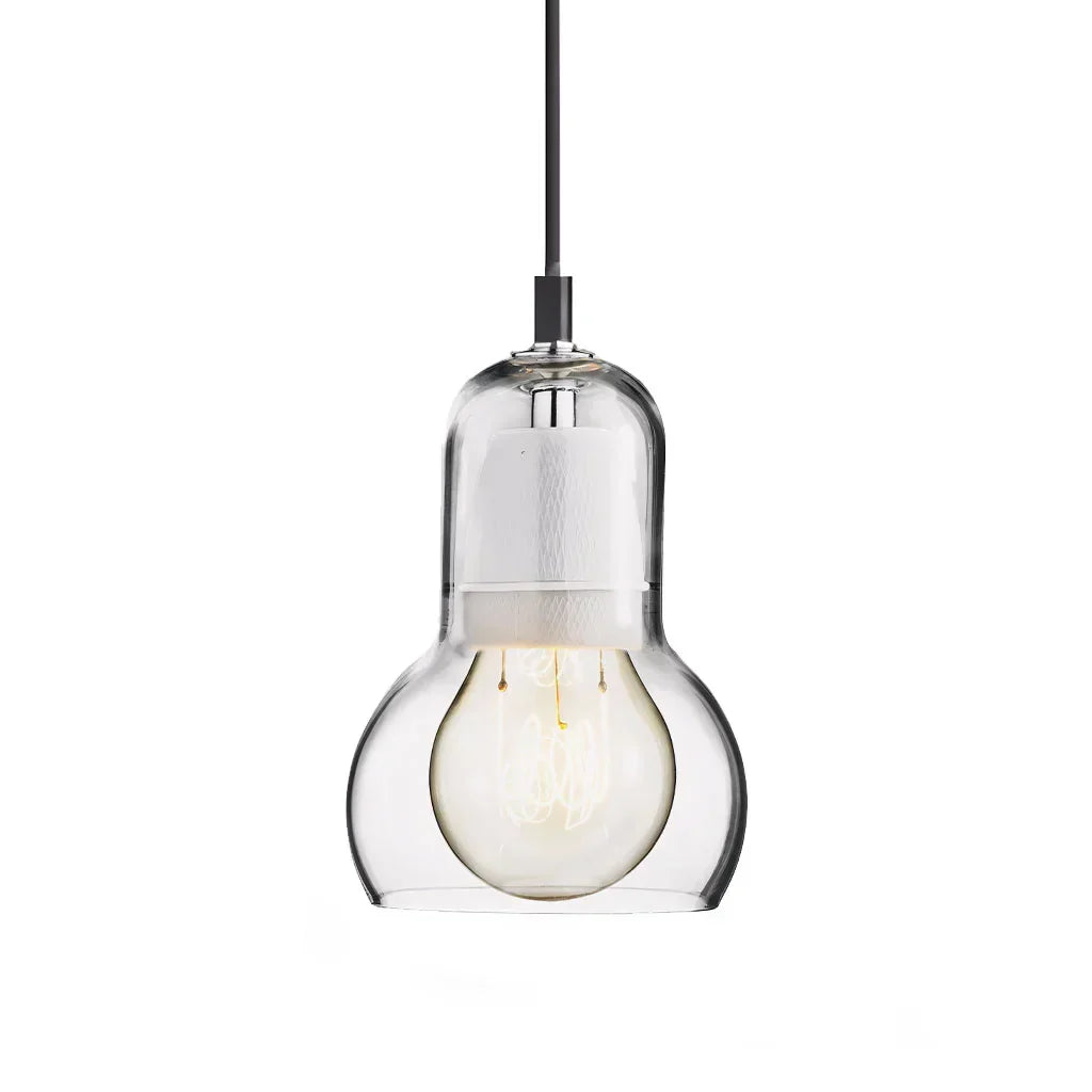 Cain Mega Bulb Pendant Light - Modern Hand-Blown Glass Ceiling Fixture