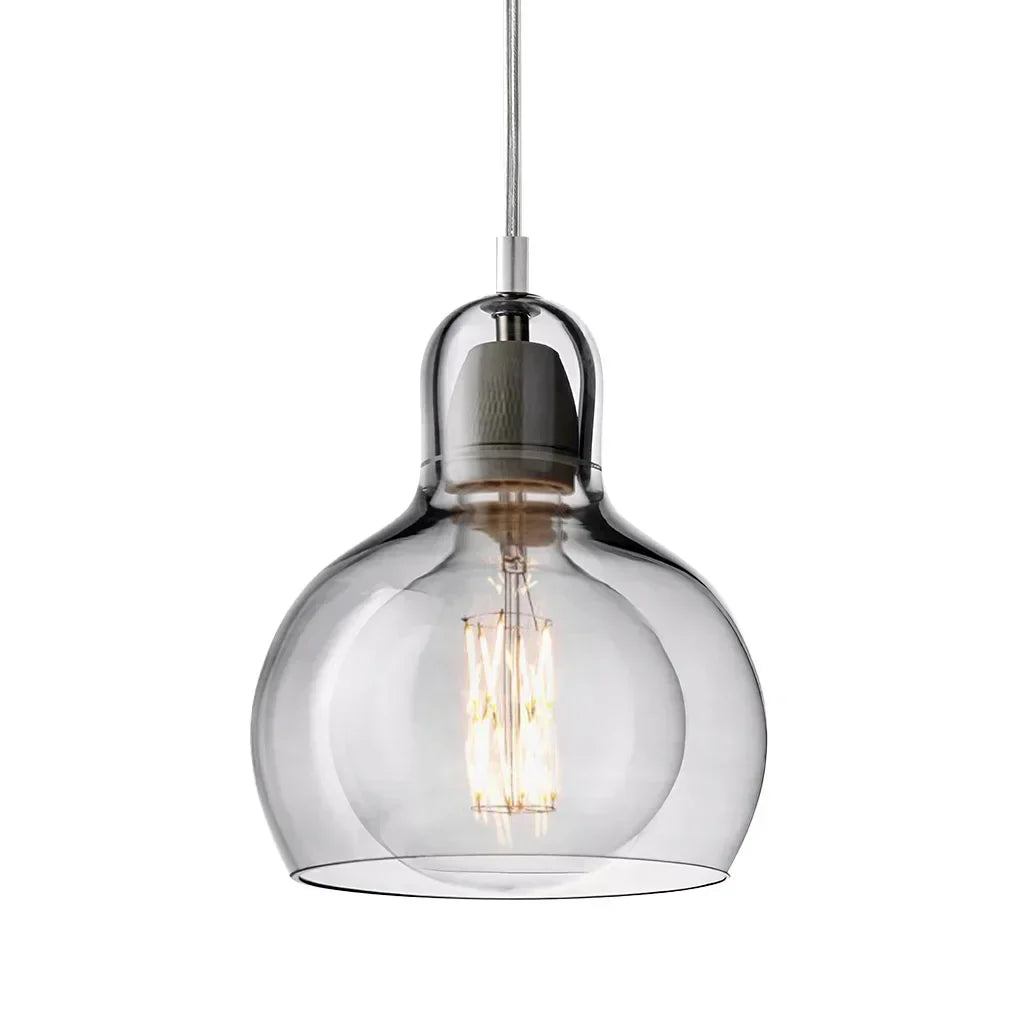Cain Mega Bulb Pendant Light - Modern Hand-Blown Glass Ceiling Fixture