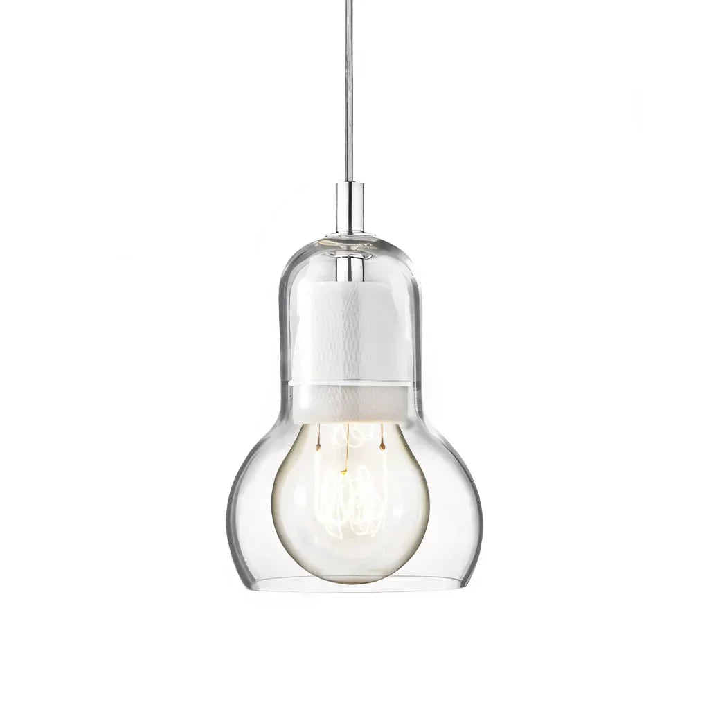 Cain Mega Bulb Pendant Light - Modern Hand-Blown Glass Ceiling Fixture
