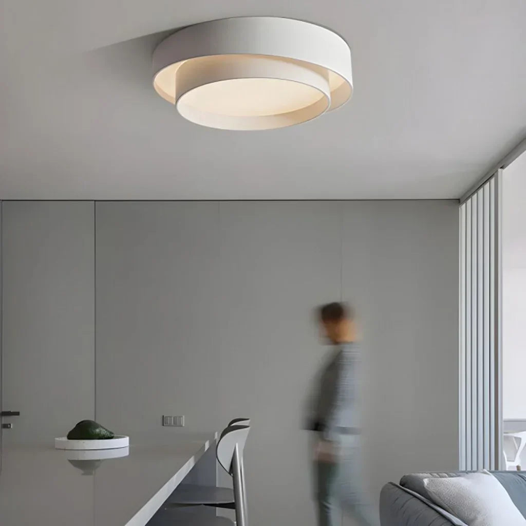 Flint Disc Modern LED Ceiling Lamp – Minimalist Flush Mount Lighting