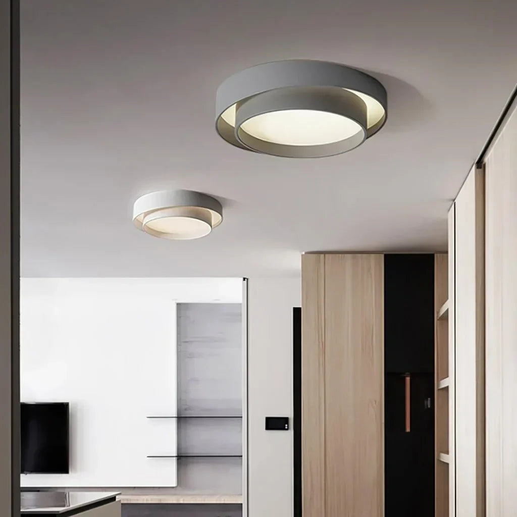 Flint Disc Modern LED Ceiling Lamp – Minimalist Flush Mount Lighting