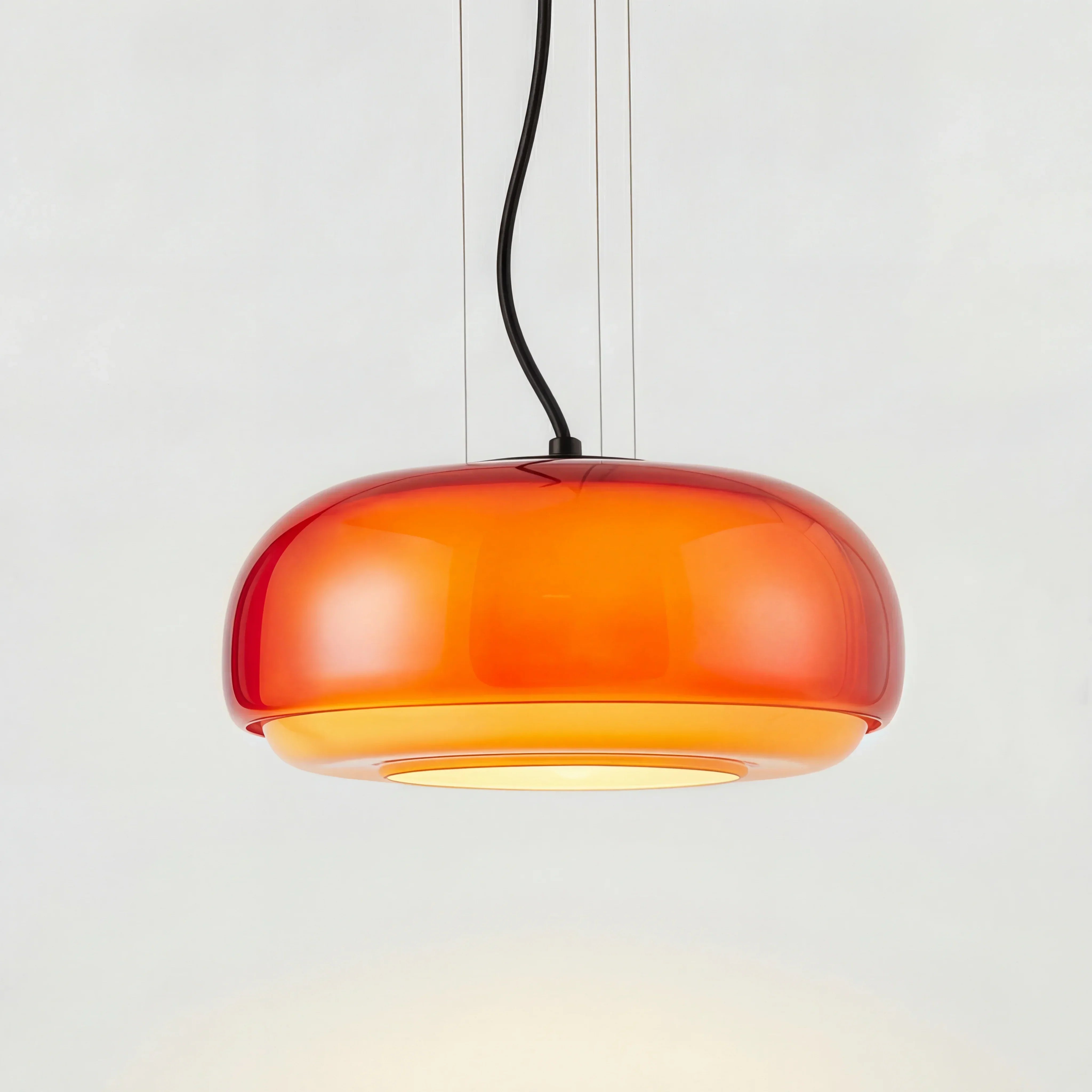 Driftelle Bauhaus Glass Pendant Light - Modern Hand-Blown Stained Glass