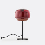 Elvrynor Nordic Colorful Glass Table Lamp | Modern Art Deco Bedside Light