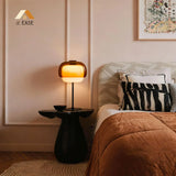Elvrynor Nordic Colorful Glass Table Lamp | Modern Art Deco Bedside Light