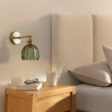 Freya Lotus Glass Wall Light - Elegant Floral Art Deco Sconce