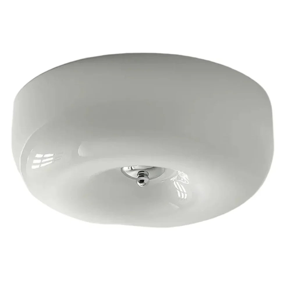 Halcyon Modern Bauhaus Glass Ceiling Lamp | Minimalist Round Light