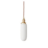 Hecate Pleated Ceramic Pendant Light | Modern Scandinavian Hat Design