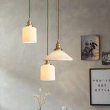 Hecate Pleated Ceramic Pendant Light | Modern Scandinavian Hat Design