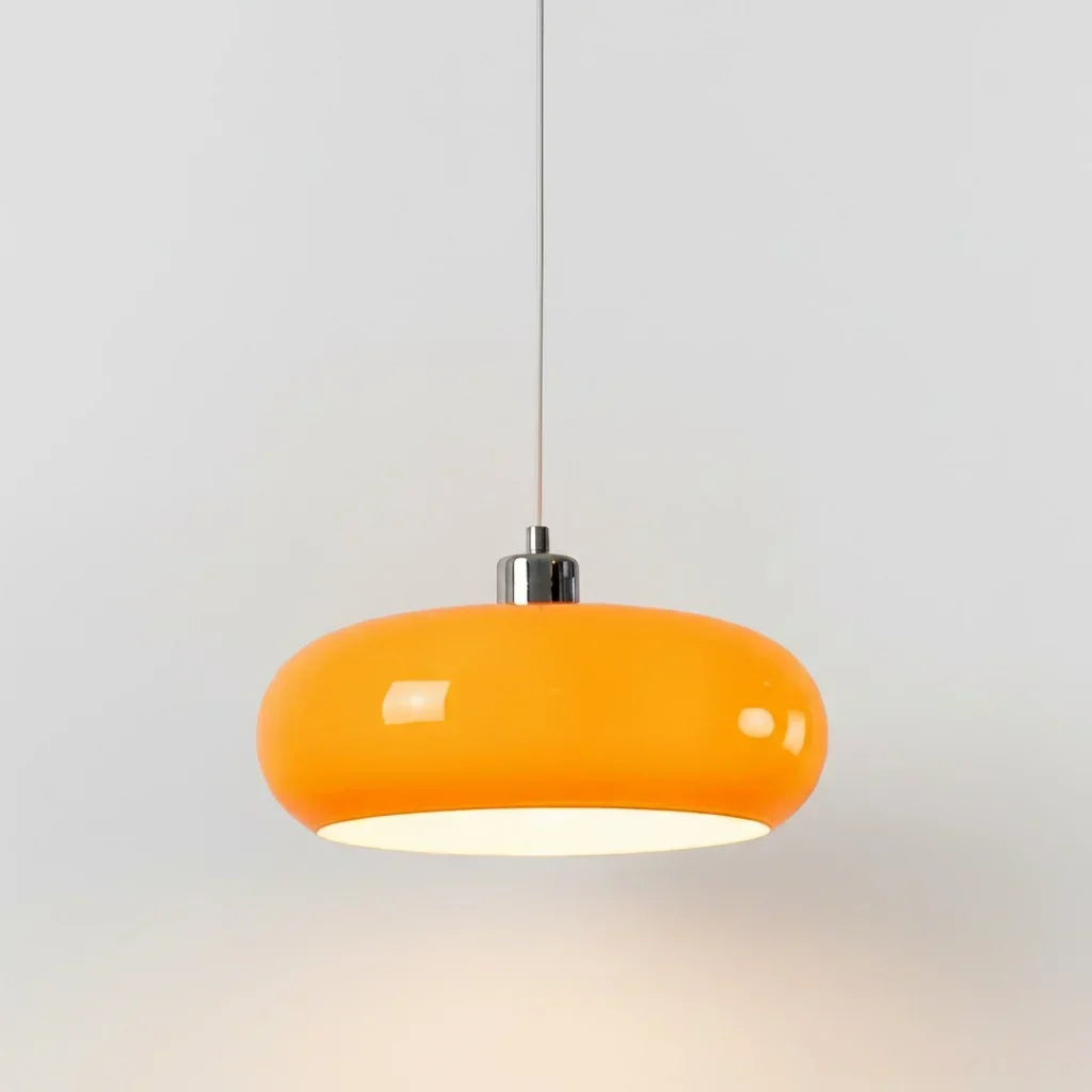 Kieran Bauhaus Glass Pendant Light | Modern Mid-Century Hanging Lamp