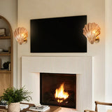 Luis Shell Wall Light - Elegant Coastal Sconce for Bedroom & Living Room