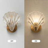 Luis Shell Wall Light - Elegant Coastal Sconce for Bedroom & Living Room