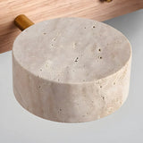 Lysvalen Japandi Rotable Travertine Wall Light - Natural Stone Sconce