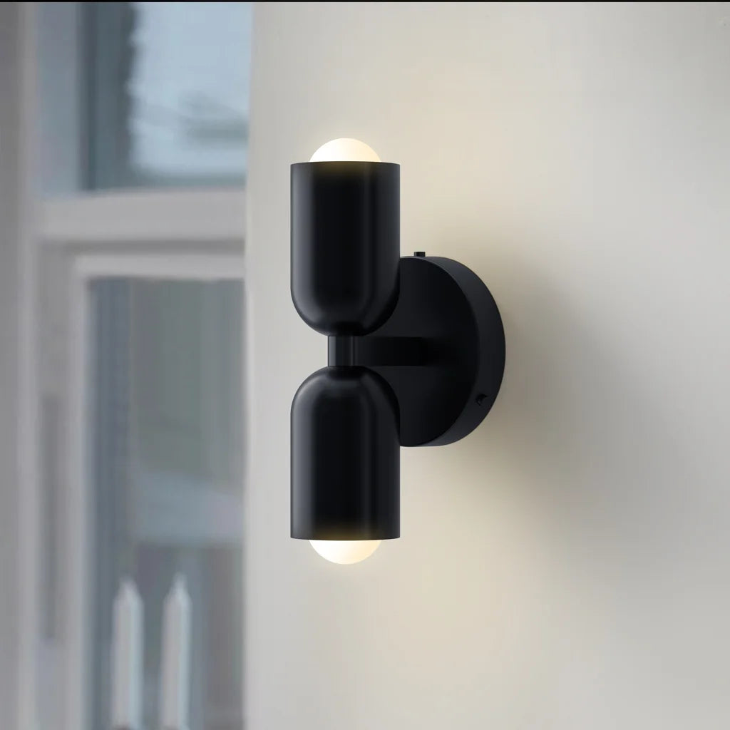 Barra Macaron Up Down Wall Light | Modern Nordic Sconce for Bedroom & Living Room