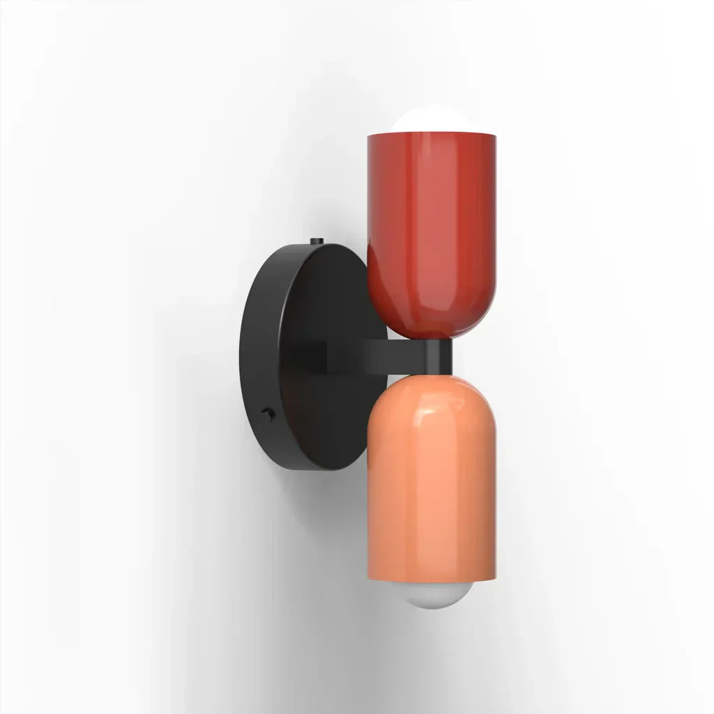 Barra Macaron Up Down Wall Light | Modern Nordic Sconce for Bedroom & Living Room