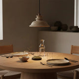 Maja Wabi-Sabi Travertine Bell Pendant Light | Natural Stone Hanging Lamp