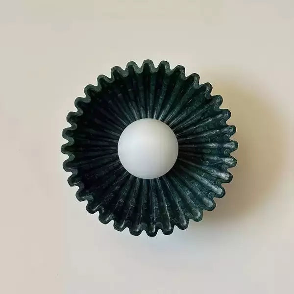 Marenys Modern Ceramic Flower Wall Light | Nordic Wabi-Sabi Sconce