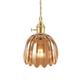 Marlee Petite Glass Flower Pendant Light | Elegant Floral Glass Chandelier