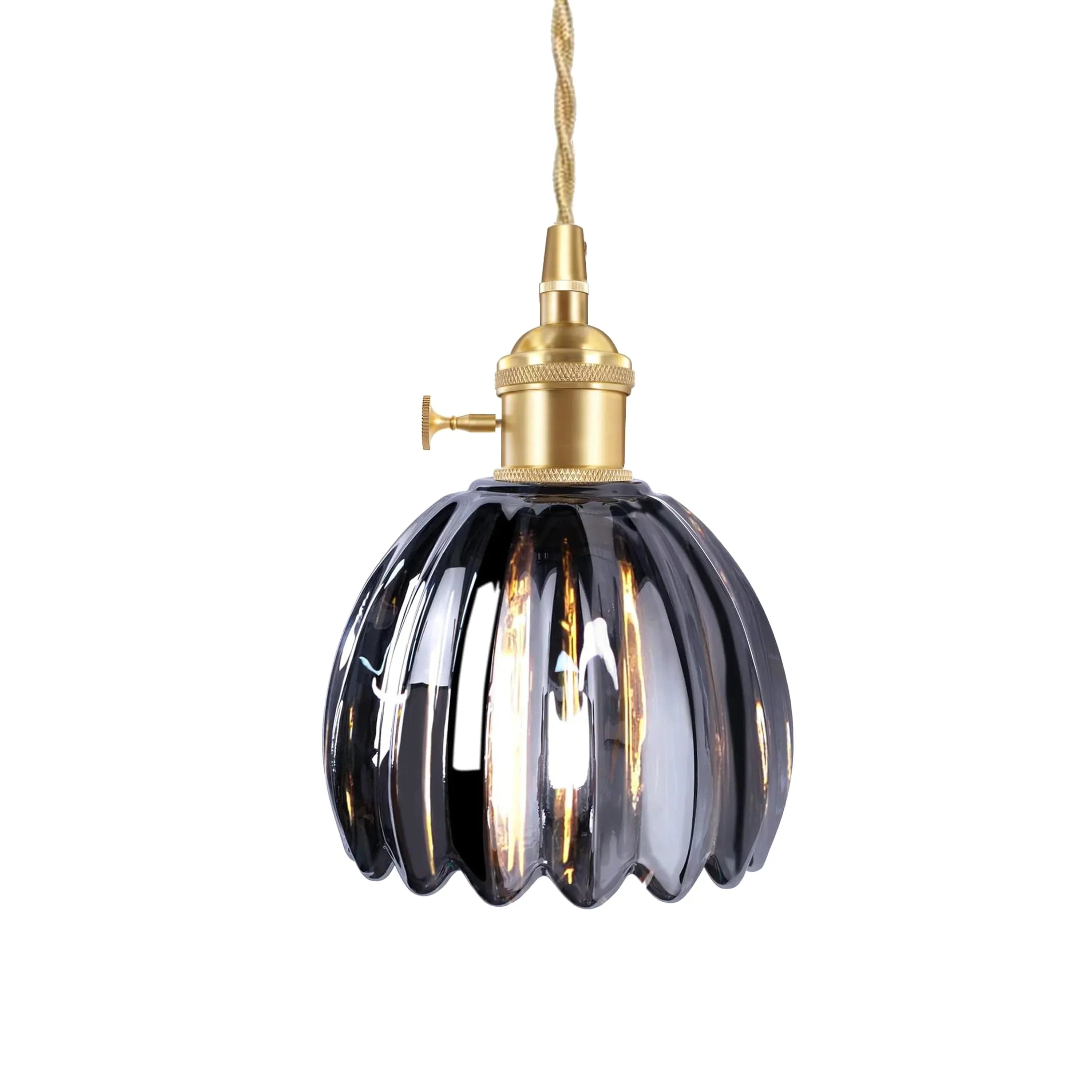 Marlee Petite Glass Flower Pendant Light | Elegant Floral Glass Chandelier