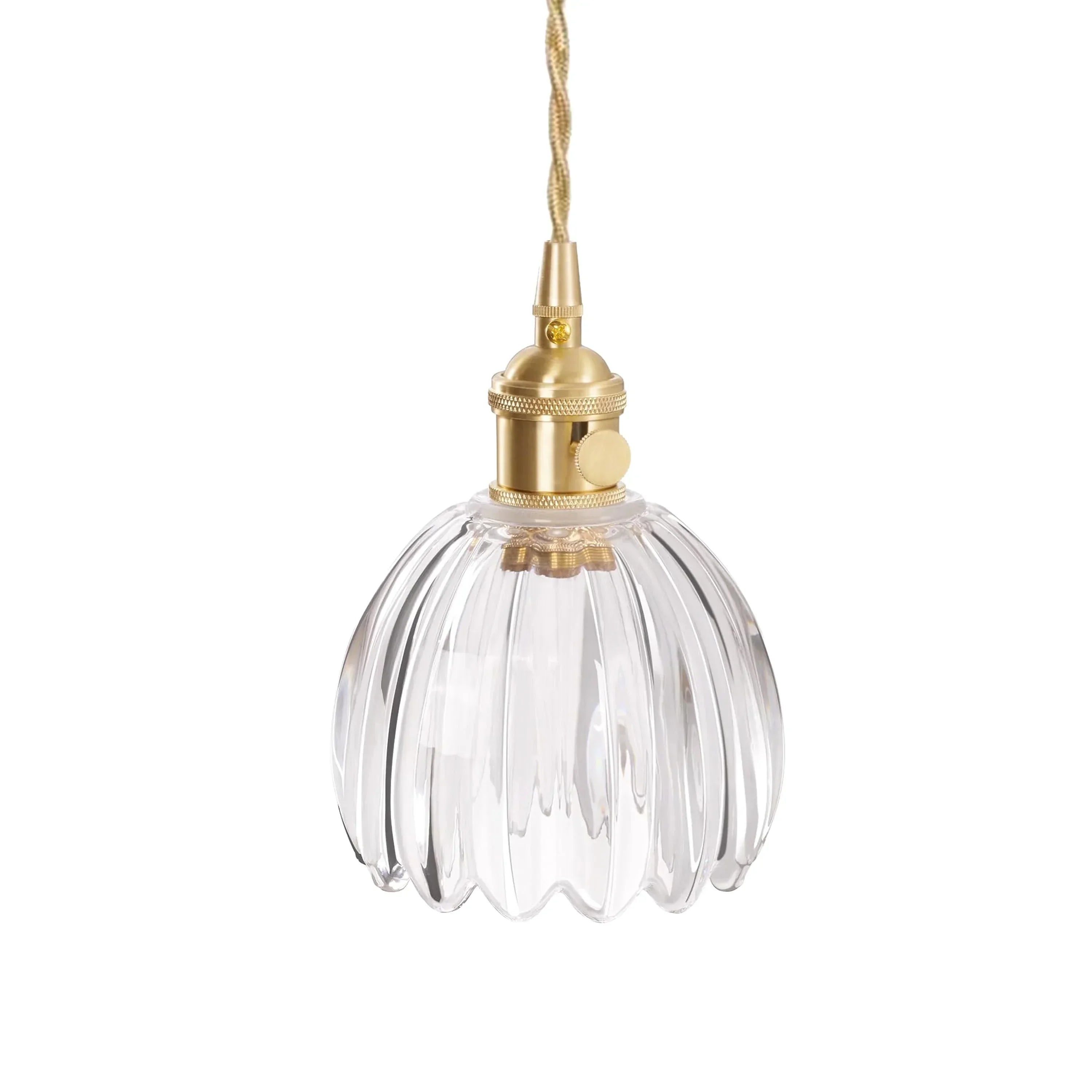 Marlee Petite Glass Flower Pendant Light | Elegant Floral Glass Chandelier