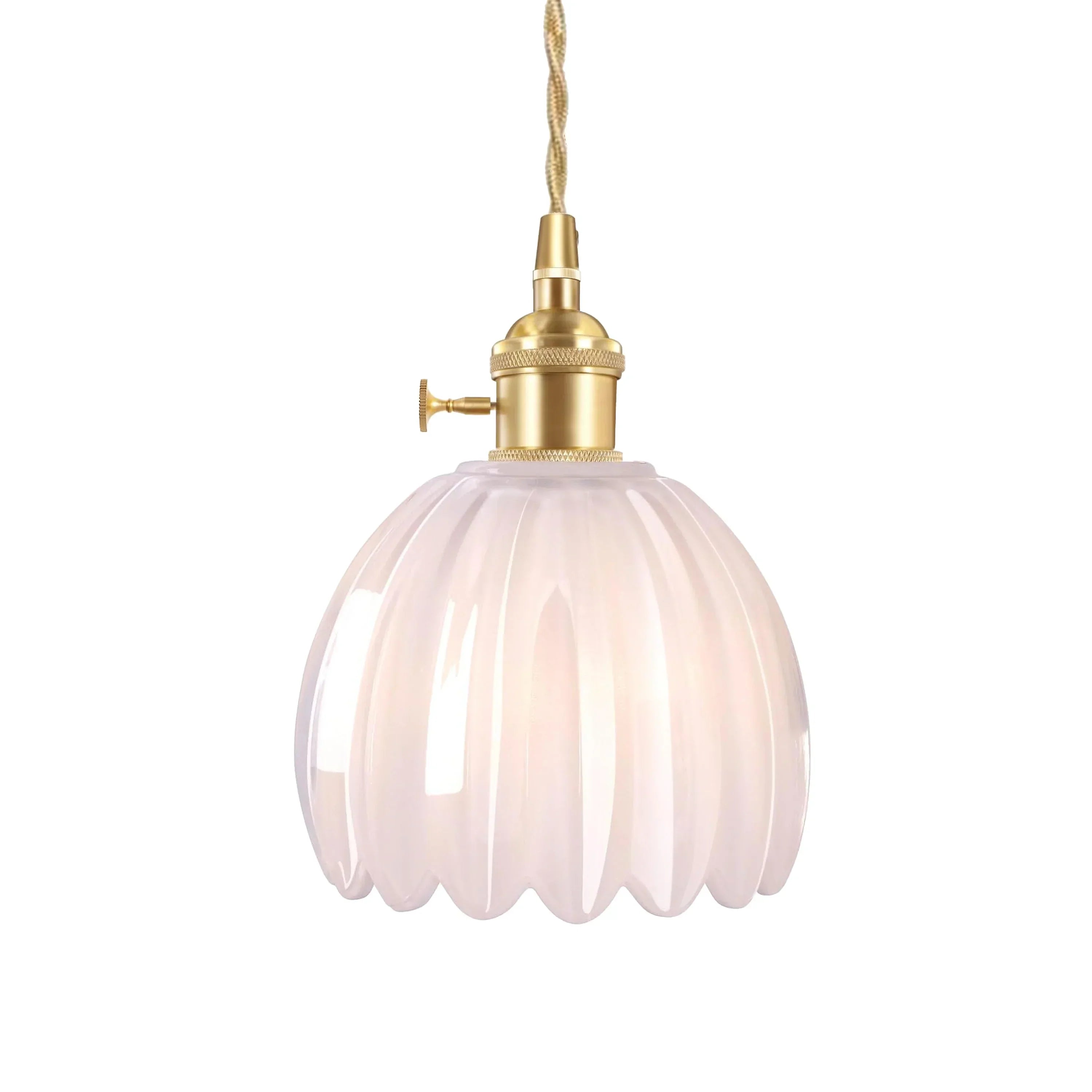 Marlee Petite Glass Flower Pendant Light | Elegant Floral Glass Chandelier