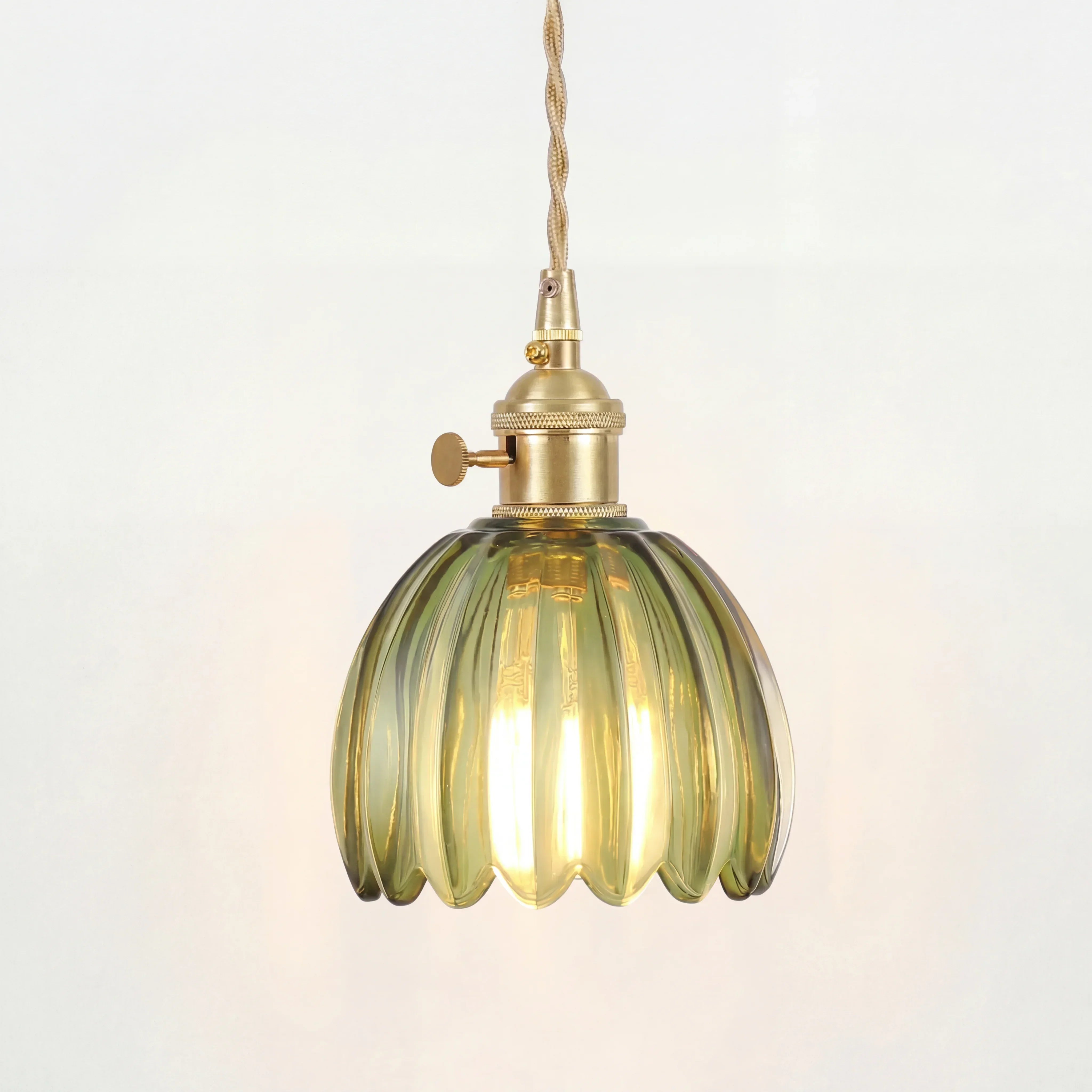 Marlee Petite Glass Flower Pendant Light | Elegant Floral Glass Chandelier