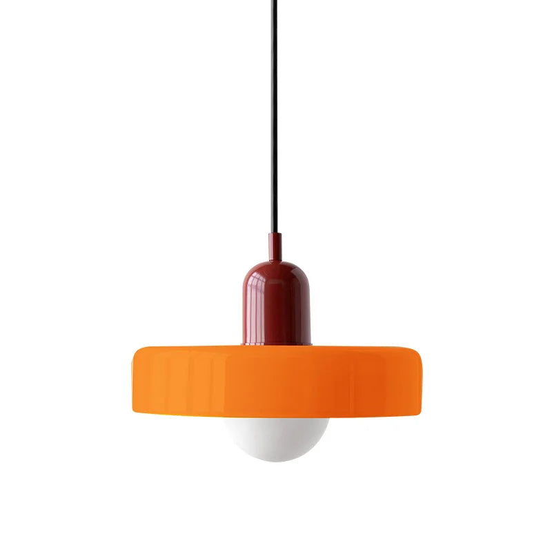 Finan Morandi Glass Disc Orb Pendant Lamp | Bauhaus Designer Lighting