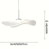 Anwen Nordic Lotus Leaf LED Pendant Light - Modern Acrylic Chandelier